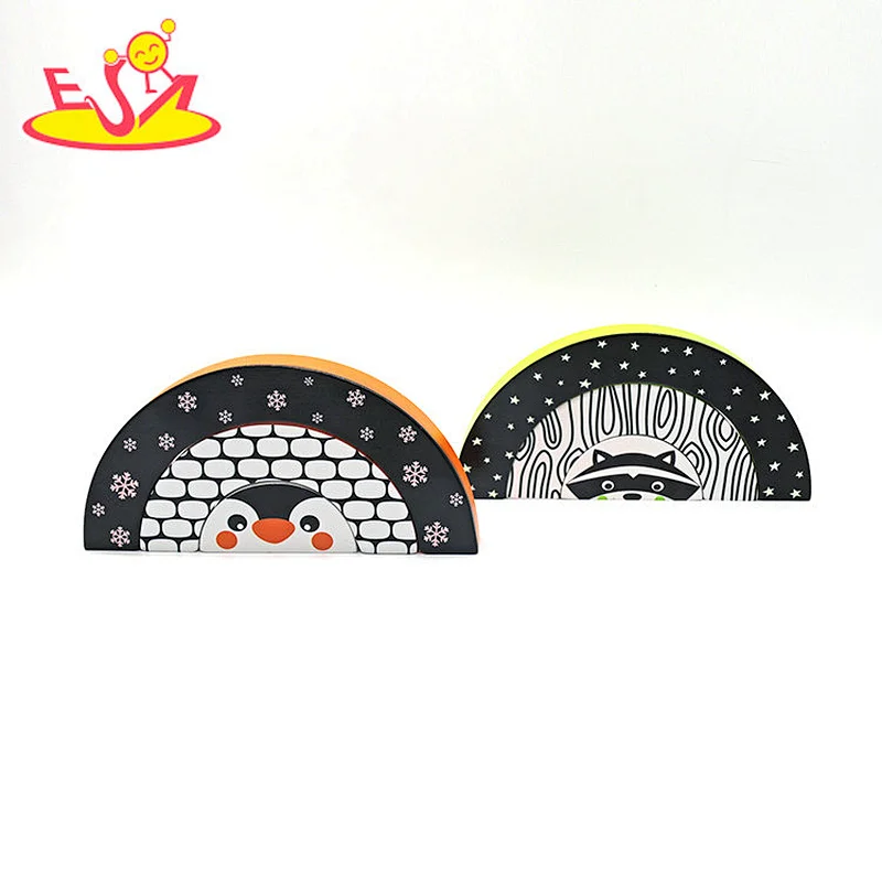 Neues Design Macaron niedliches hölzernes Spielküchenspielzeug für Kinder W10C582