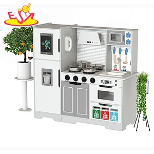 تصميم جديد معكرون لعبة مطبخ خشبية لطيفة للأطفال W10C582