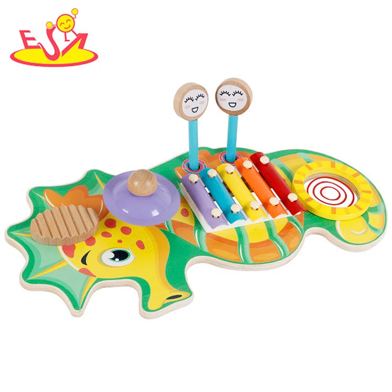 Nuevo diseño Macaron lindo juguete de cocina de madera para niños W10C582