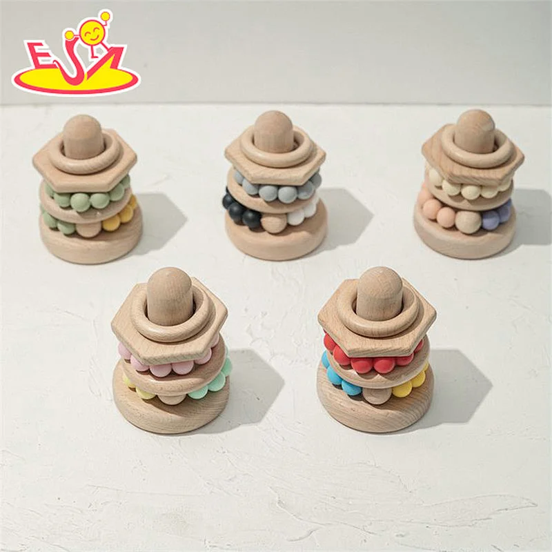 Neues Design Macaron niedliches hölzernes Spielküchenspielzeug für Kinder W10C582