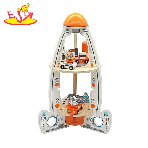 Neues Design Macaron niedliches hölzernes Spielküchenspielzeug für Kinder W10C582