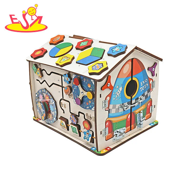 Neues Design Macaron niedliches hölzernes Spielküchenspielzeug für Kinder W10C582