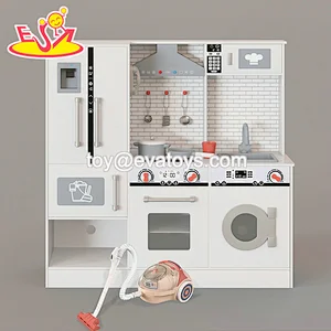 تصميم جديد معكرون لعبة مطبخ خشبية لطيفة للأطفال W10C582