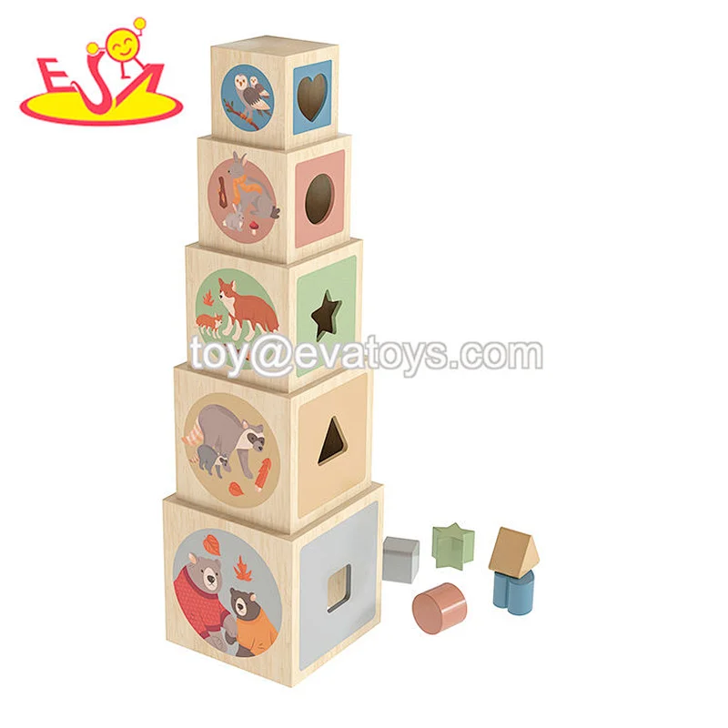 تصميم جديد معكرون لعبة مطبخ خشبية لطيفة للأطفال W10C582