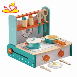 Neues Design Macaron niedliches hölzernes Spielküchenspielzeug für Kinder W10C582