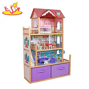 Neues Design Macaron niedliches hölzernes Spielküchenspielzeug für Kinder W10C582