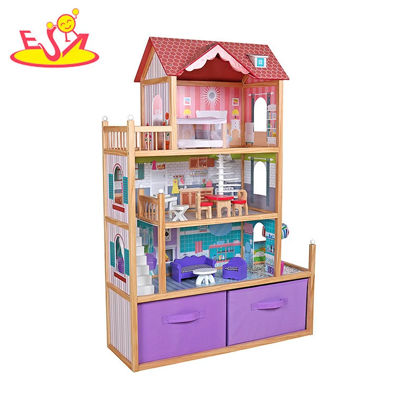 Neues Design Macaron niedliches hölzernes Spielküchenspielzeug für Kinder W10C582