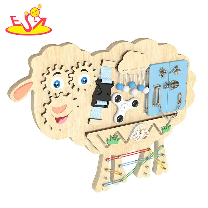 Neues Design Macaron niedliches hölzernes Spielküchenspielzeug für Kinder W10C582