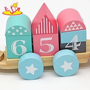 Nuevo diseño Macaron lindo juguete de cocina de madera para niños W10C582