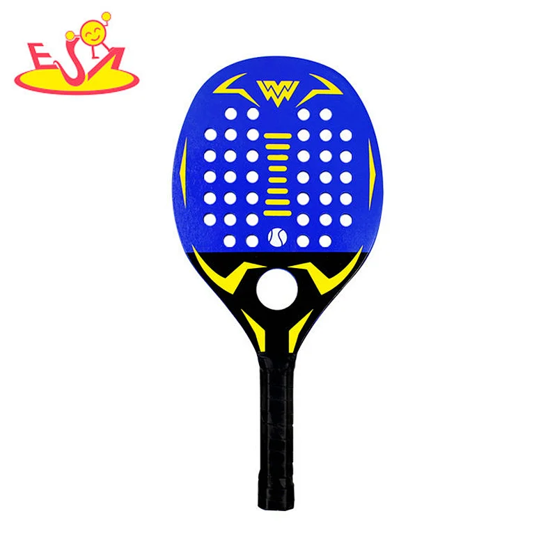 New Design Outdoor Tennis Game Lightweight Wooden Pickleball Racket W01C011