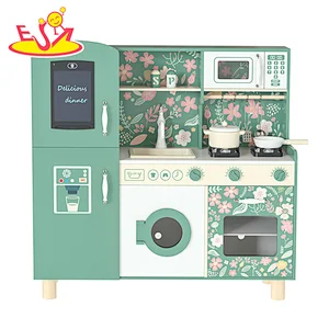 Nuevo diseño Macaron lindo juguete de cocina de madera para niños W10C582
