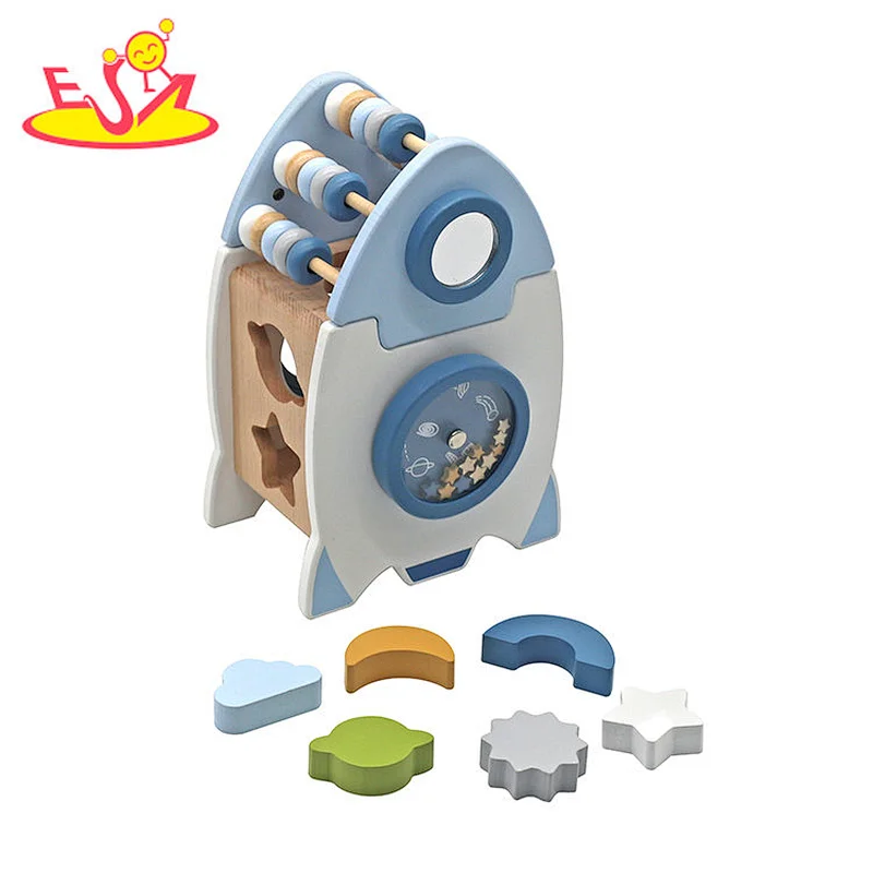 تصميم جديد معكرون لعبة مطبخ خشبية لطيفة للأطفال W10C582