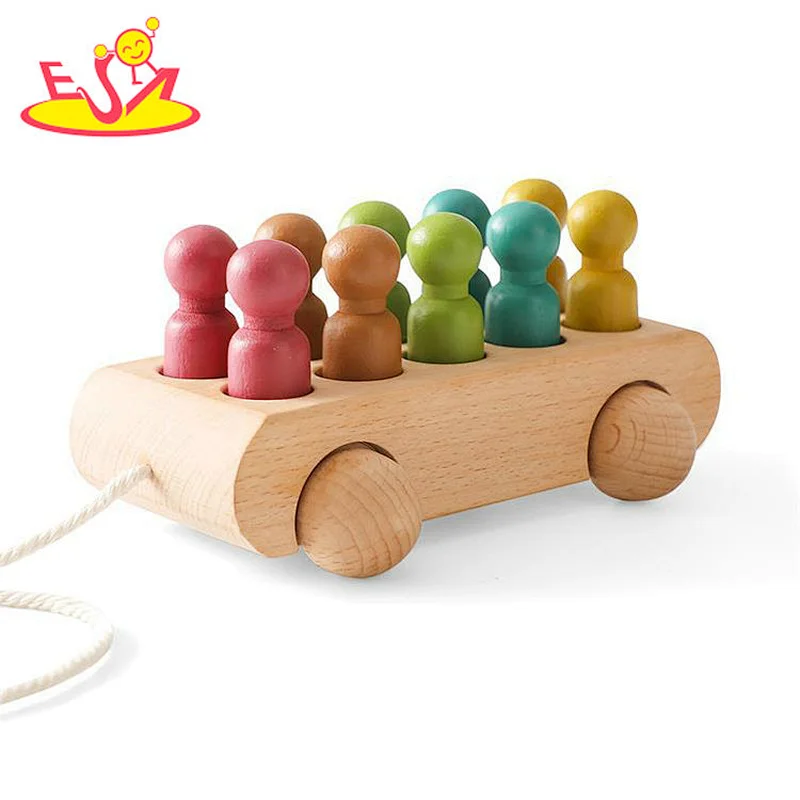 Nuevo diseño Macaron lindo juguete de cocina de madera para niños W10C582