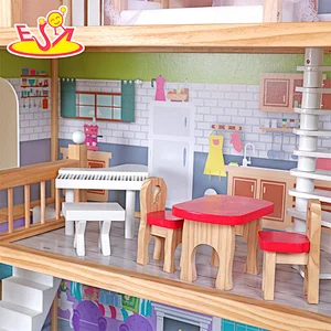 Neues Design Macaron niedliches hölzernes Spielküchenspielzeug für Kinder W10C582