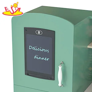Nuevo diseño Macaron lindo juguete de cocina de madera para niños W10C582
