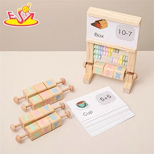 Nuevo diseño Macaron lindo juguete de cocina de madera para niños W10C582