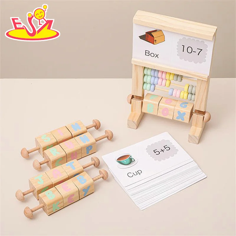 Nuevo diseño Macaron lindo juguete de cocina de madera para niños W10C582