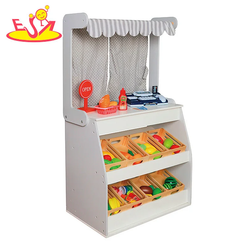 Neues Design Macaron niedliches hölzernes Spielküchenspielzeug für Kinder W10C582