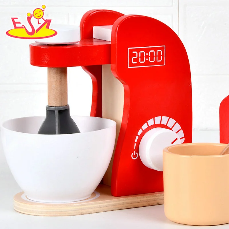 Nuevo diseño Macaron lindo juguete de cocina de madera para niños W10C582