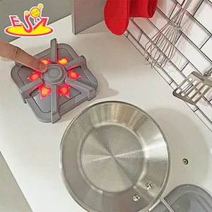 Nuevo diseño Macaron lindo juguete de cocina de madera para niños W10C582