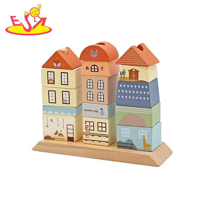 تصميم جديد معكرون لعبة مطبخ خشبية لطيفة للأطفال W10C582