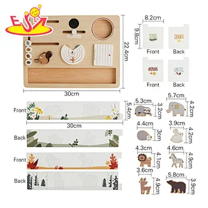 Neues Design Macaron niedliches hölzernes Spielküchenspielzeug für Kinder W10C582
