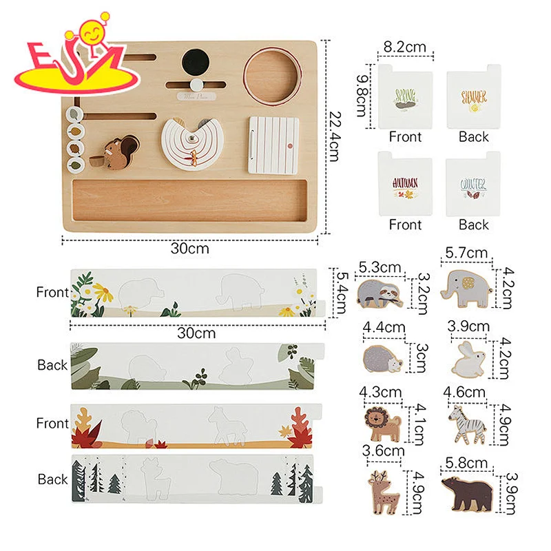 Neues Design Macaron niedliches hölzernes Spielküchenspielzeug für Kinder W10C582
