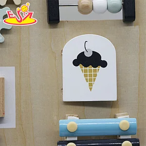 Neues Design Macaron niedliches hölzernes Spielküchenspielzeug für Kinder W10C582