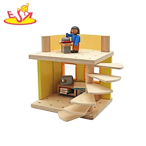 تصميم جديد معكرون لعبة مطبخ خشبية لطيفة للأطفال W10C582