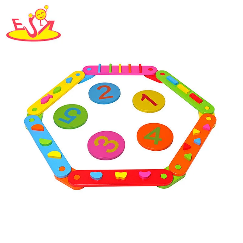 Neues Design Macaron niedliches hölzernes Spielküchenspielzeug für Kinder W10C582