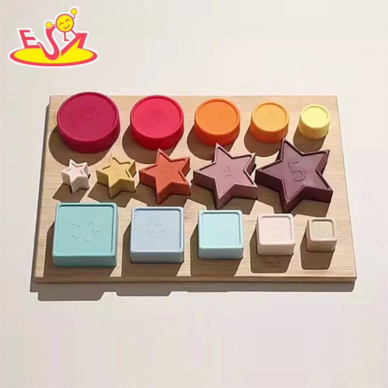 تصميم جديد معكرون لعبة مطبخ خشبية لطيفة للأطفال W10C582