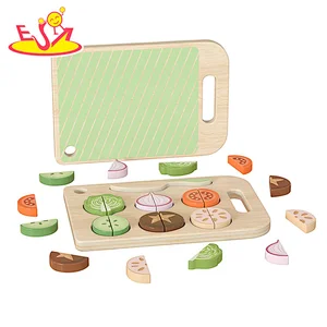 Creative Cooking Pretend Play Wooden Cutting Vegetable Board For Kids W14A354