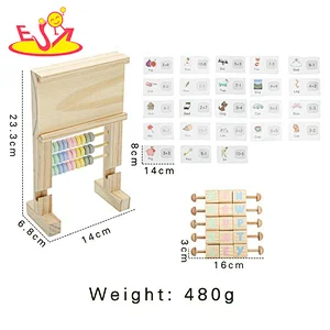Nuevo diseño Macaron lindo juguete de cocina de madera para niños W10C582