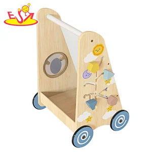 Wholesale Activity Learning Toy Mulfunctional Wooden Baby Walker W16E212