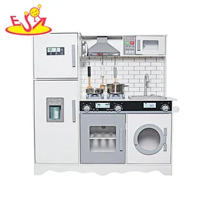 Nuevo diseño Macaron lindo juguete de cocina de madera para niños W10C582