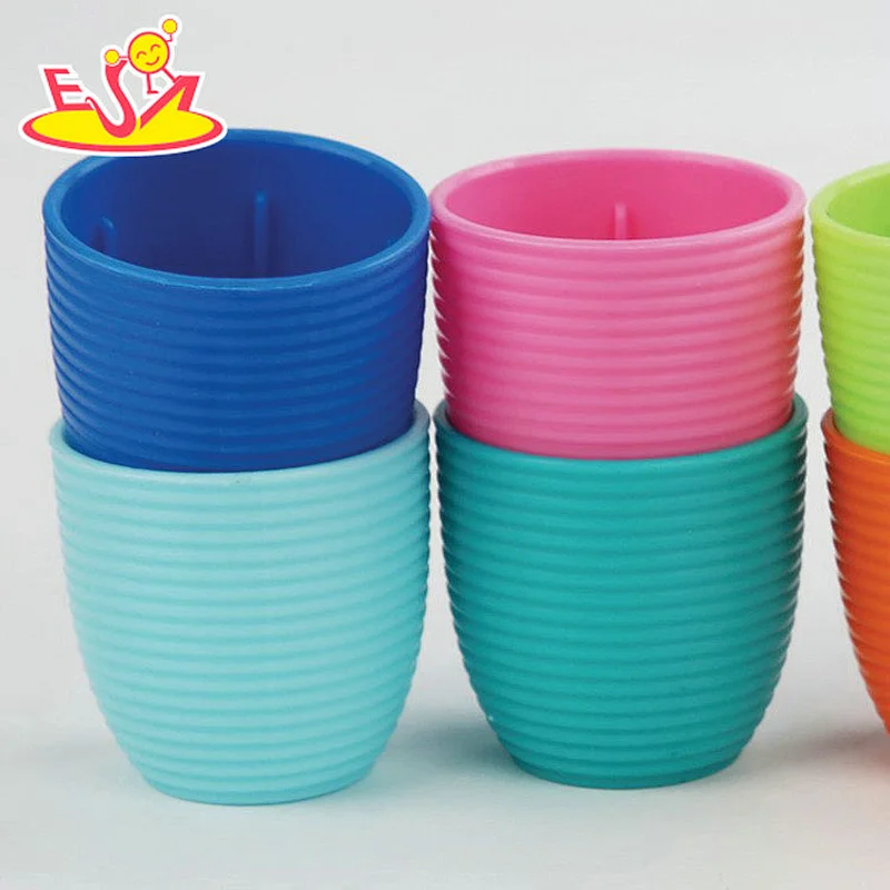 Nuevo diseño Macaron lindo juguete de cocina de madera para niños W10C582