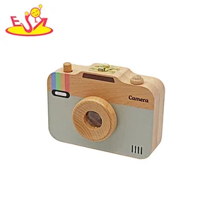 First Teeth Collection Cute Camera Shaped Wooden Teeth Keepsake Box For Baby W18A211