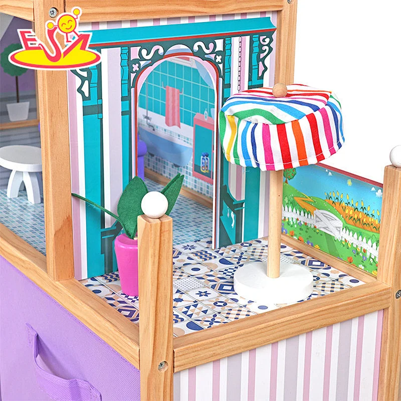 Neues Design Macaron niedliches hölzernes Spielküchenspielzeug für Kinder W10C582