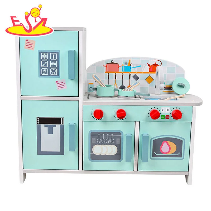 Neues Design Macaron niedliches hölzernes Spielküchenspielzeug für Kinder W10C582