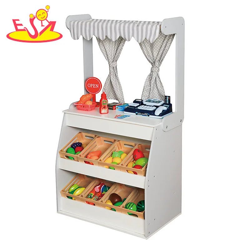 Neues Design Macaron niedliches hölzernes Spielküchenspielzeug für Kinder W10C582