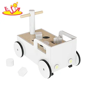 2 In 1 Shape Sorting Toy Mulfunctional Wooden Push Walker For Baby W16E208