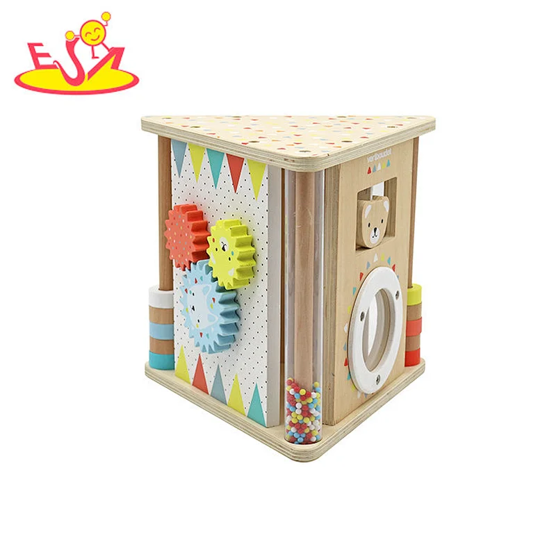 تصميم جديد معكرون لعبة مطبخ خشبية لطيفة للأطفال W10C582