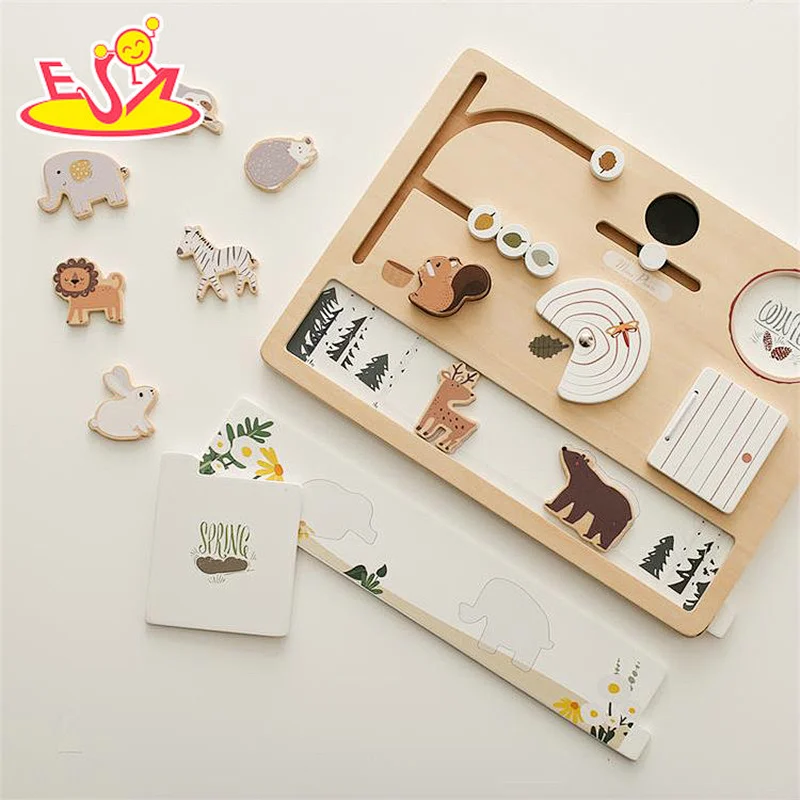 Neues Design Macaron niedliches hölzernes Spielküchenspielzeug für Kinder W10C582