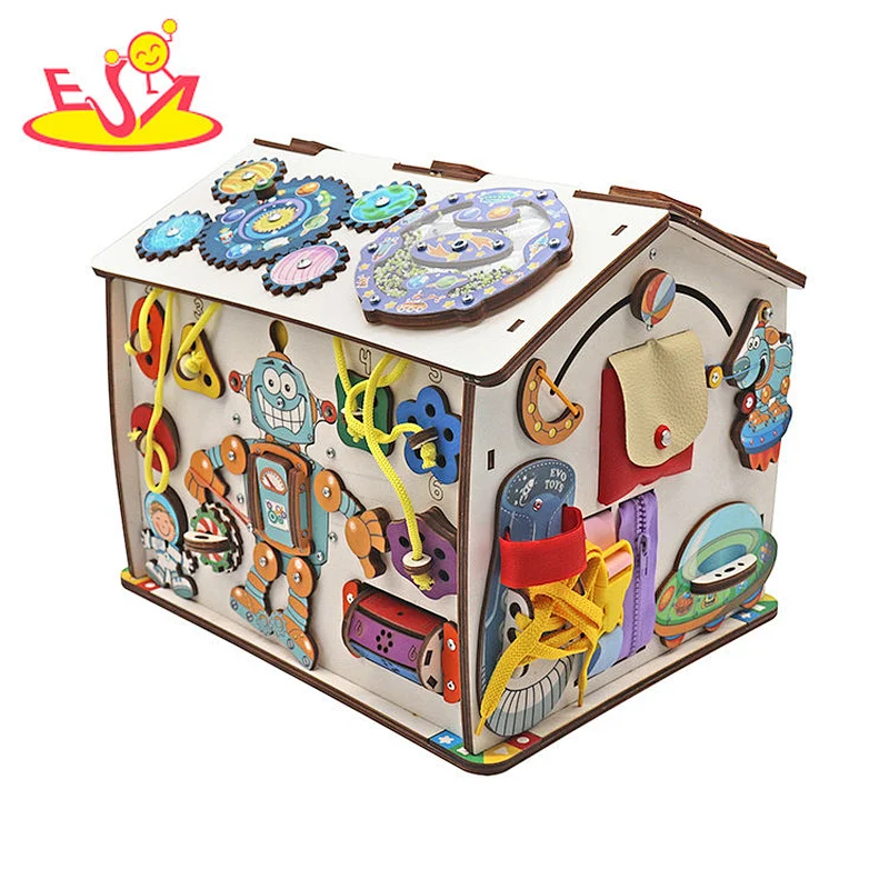 Neues Design Macaron niedliches hölzernes Spielküchenspielzeug für Kinder W10C582
