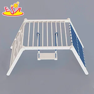 New Arrival Kids Playground Foldable Wooden Climbing Frame With Swing W01D168