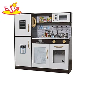 Nuevo diseño Macaron lindo juguete de cocina de madera para niños W10C582