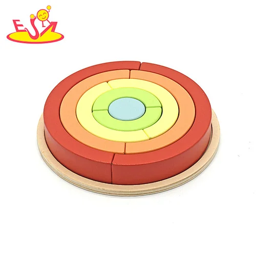 Nuevo diseño Macaron lindo juguete de cocina de madera para niños W10C582