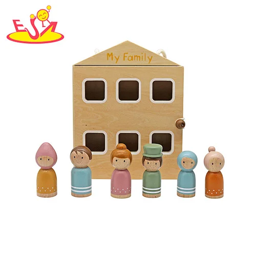 Новый дизайн Macaron, милая деревянная кухонная игрушка для детей W10C582
