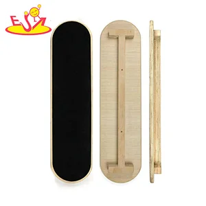 Customize Indoor Skate Board Wooden Roller Balance Board For Body Building W01F077