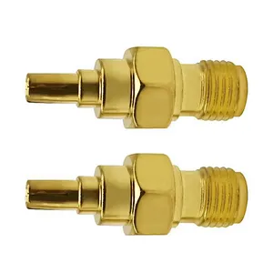 RF Coaxial Adapter SMA to CRC9 Coax Jack Connector SMA Female to CRC9